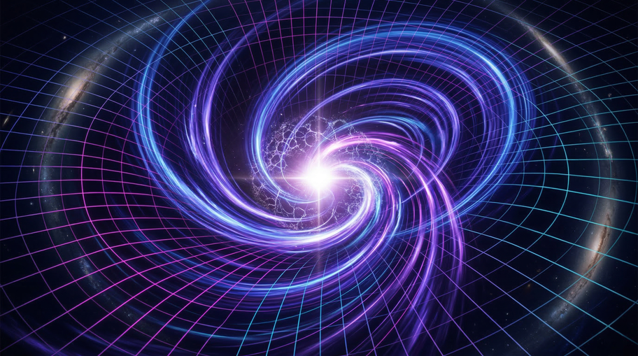 Artistic Visualization of What Might Exist Inside a Black Hole