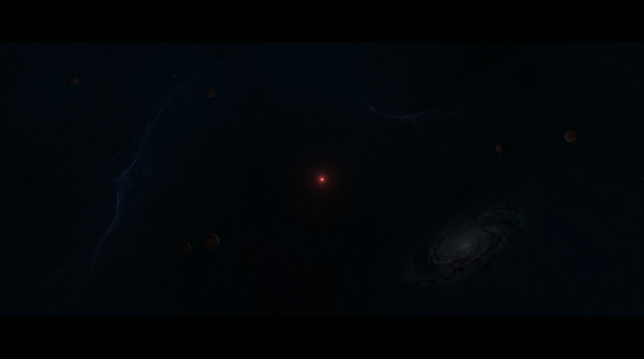 Big Freeze: an almost empty universe with the last fading stars scattered across vast dark space