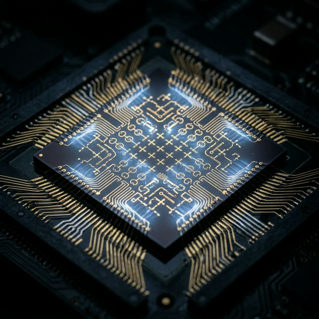 Quantum processor with superconducting qubits cooled near absolute zero