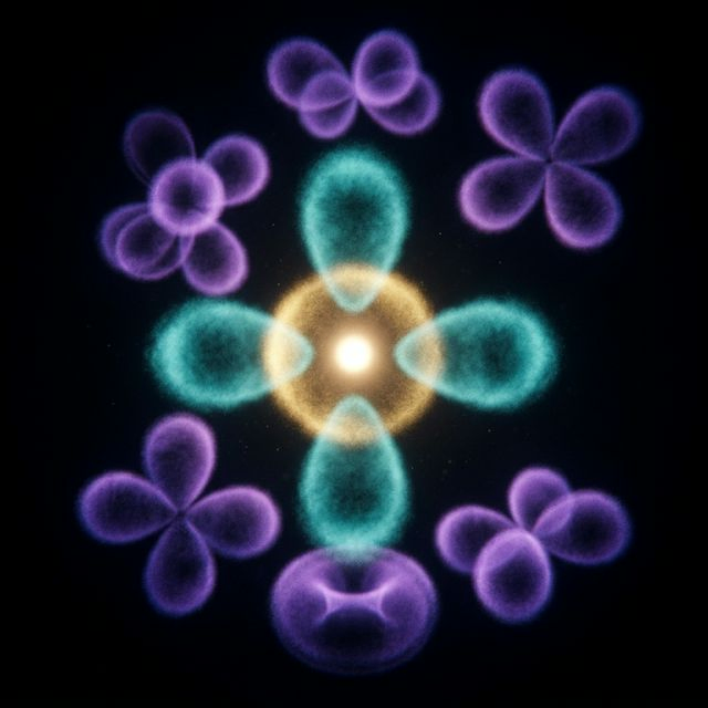 Classical orbits versus quantum probability clouds around atomic nucleus