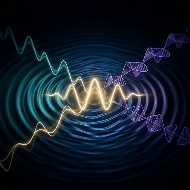 Artistic visualization of different wave types unified by a single equation